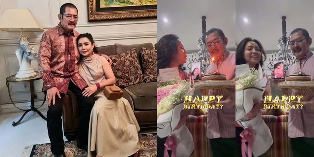 7 Portraits of Mayangsari's Husband's 70th Birthday Celebration, Full of Happiness - Video Call with Their Child in Australia