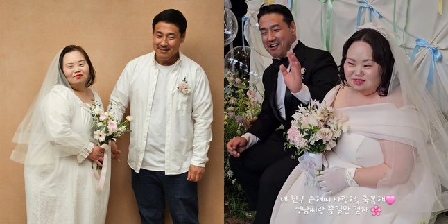 7 Photos of Jung Eun Hye's Wedding, the Actress from the Korean Drama OUR BLUES that is Festive