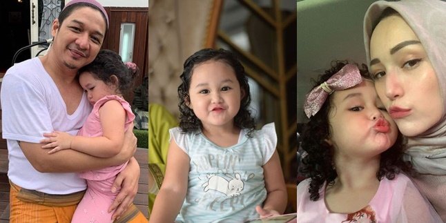 8 Portraits of Princess Kayla, Pasha Ungu and Adelia's Youngest Child, 3 Years Old - Making People Fall in Love Like a Living Doll