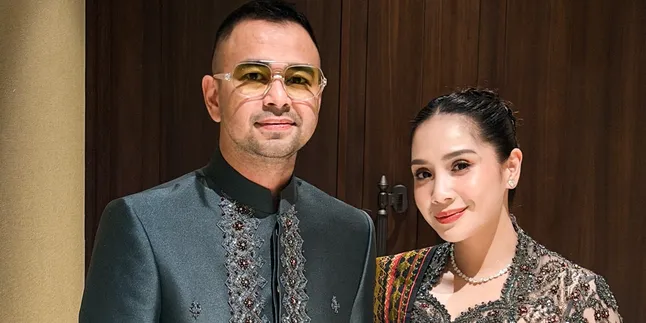 Portrait of Raffi Ahmad and Nagita Serasi at the Wedding of Prabowo's Personal Secretary