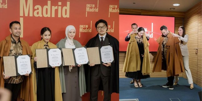 Portrait of Raffi-Nagita and Ayana Moon Becoming the First Muslim Ambassadors of Asia as Madrid Tourism Ambassador