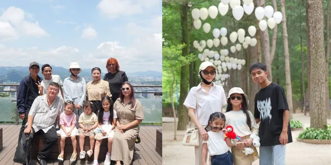 Potret Sarwendah Liburan Bersama Anak-anak ke Korea dengan Muka Habis Selesai Operasi, Tetap Modis Kenakan Kacamata Hitam