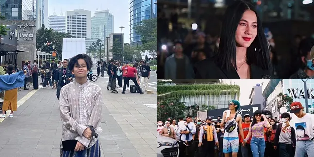 7 Potret Seleb yang Ramaikan Citayam Fashion Week, Bikin Heboh - Gayanya Langsung Jadi Sorotan