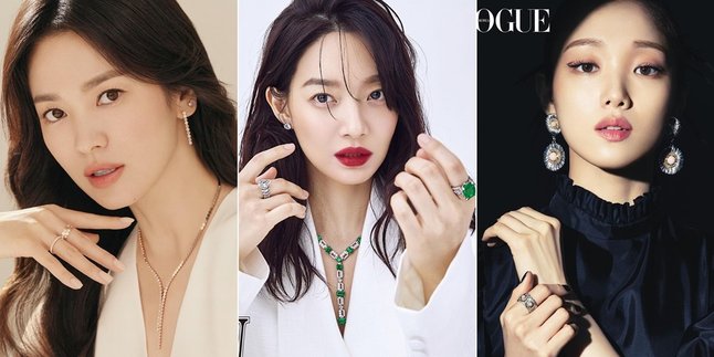 Portraits of Korean Celebrities with Iconic Jewelry, Their Visuals Shine Even More Beautifully