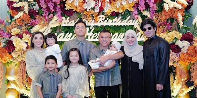 Snapshot of Anang Hermansyah's Exciting Birthday Celebration, Accompanied by Beloved Grandchildren and Attended by Artists