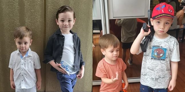 Even More Handsome, Here are 8 Latest Photos of Celine Evangelista and Stefan William's Two Children - They're Already Good at Posing Like Models Since They Were Young
