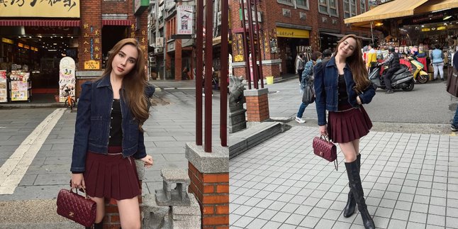 Latest Portrait of Agatha Chelsea Vacationing in Taipei, Praised for Her Beauty Resembling Barbie