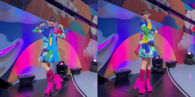 Latest Portrait of Chika Jessica in Colorful Outfit, Netizens Notice Her Shoes