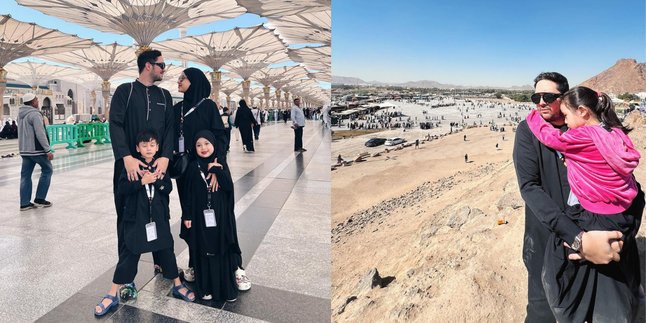 Latest Portrait of Donny Michael Performing Umrah with Family, Formerly Known as King of Antagonists in the Soap Opera Tersanjung