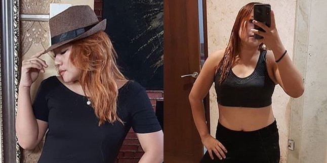 Portrait of Jenny Cortez's Transformation After Losing 20 Kilos, Confidently Wearing Sports Bra and Showing Flat Stomach