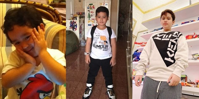 9 Transformations of Yusuf Ivander, Inul Daratista's Son Whose 13th Birthday Was Celebrated Simply - Cutting a Cake on the Bed