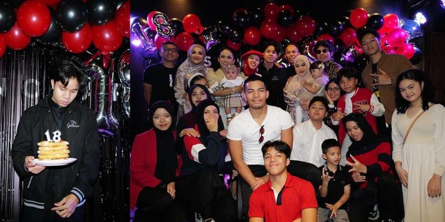 Portrait of Fateh Halilintar's 18th Birthday, Ashanty and Kris Dayanti Join in the Celebration