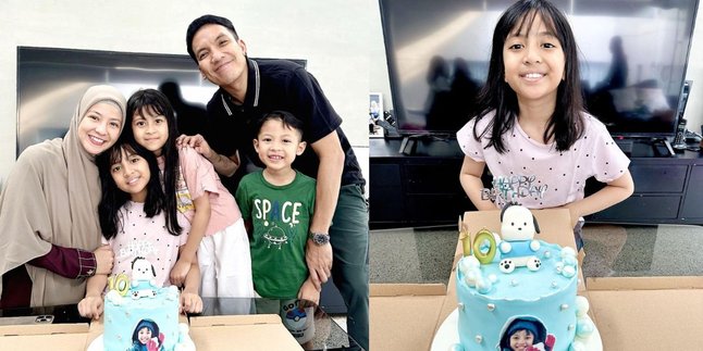 Portrait of Megumi's Birthday, Desta and Natasha Rizky's Children, Parents Look Compact Together Despite Divorce
