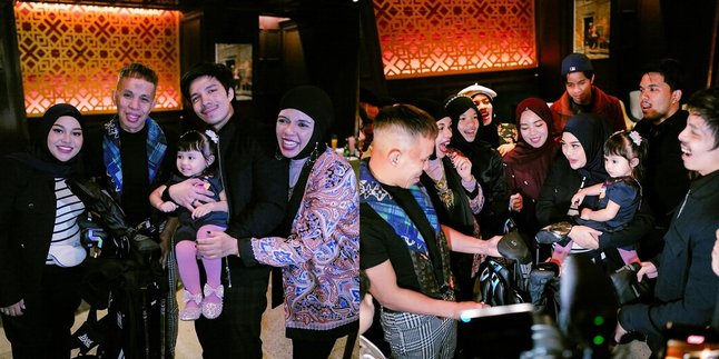 7 Portraits of Halilintar Anofial Asmid's Birthday Celebrated with Family and Son-in-Law, Surprised by Atta Halilintar's New Look