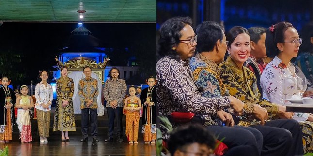 Portrait of Widiyanti Putri Wardhana with Sri Sultan Hamengkubuwono X Attending the Closing of the Parama Iswari Exhibition