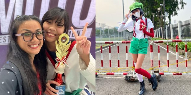 7 Portraits of Zivara, Nirina Zubir's Child Who Captivated Attention with Her Eccentric Style, Turns Out to be a Taekwondo Champion