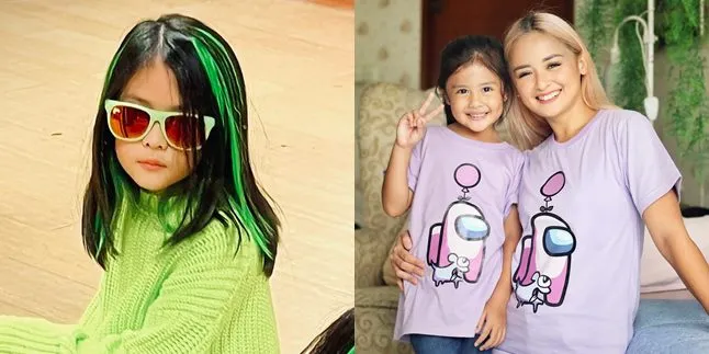 Potret Zoey Havilah Anak Joanna Alexandra yang Cantik, Gaya Rambut Baru Warna Hijau ala Billie Eilish dan Swag Abis