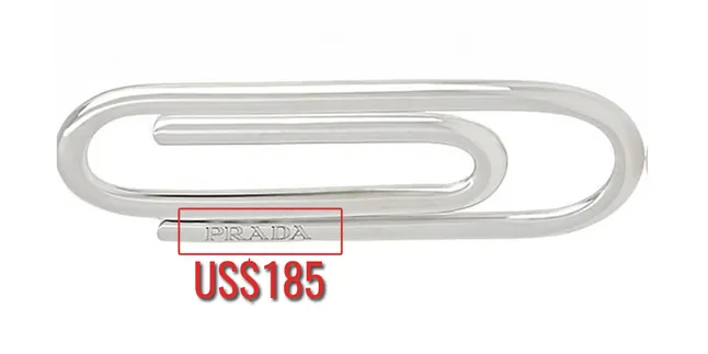 Prada Rilis 'Paper Clip' Seharga 2,4 Juta Rupiah, Warganet Heboh
