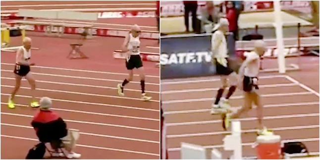 Pria 90 Tahunan Ini Buktikan Semangat Kompetisi Dengan Balap Lari