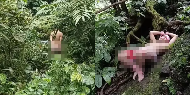 Pria Pakaian BDSM di Coban Glotak Malang 'Ritual' Agar Bisa Balikan Sama Pacar