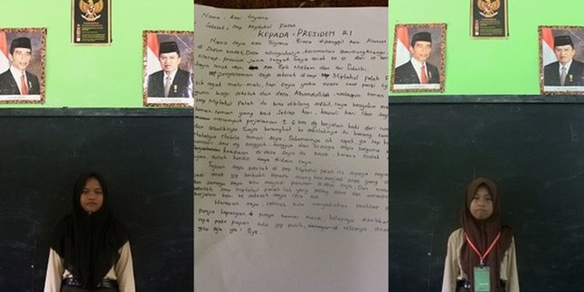 Prihatin, Siswi Dari Pelosok Tulis Surat Untuk Jokowi