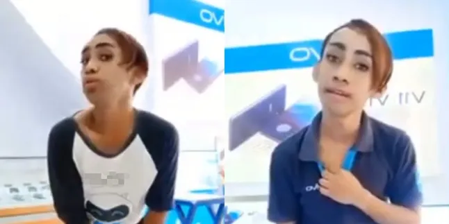 Promosi sambil Bergaya Manja & Mendesah, Amora Sales HP Mendadak Viral