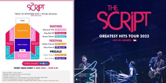 Promoter Confirms The Script Will Return to Jakarta, Limited Tickets Available!