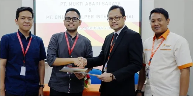 PT. Online Helper Internasional (OPER)  Jalin Kerja Sama dengan PT. Mukti Abadi Saday