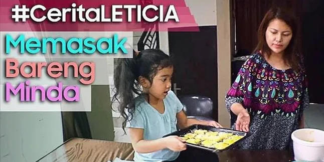 Puasa Hari Pertama, Leticia Temani Minda Bikin Kue Yummy!