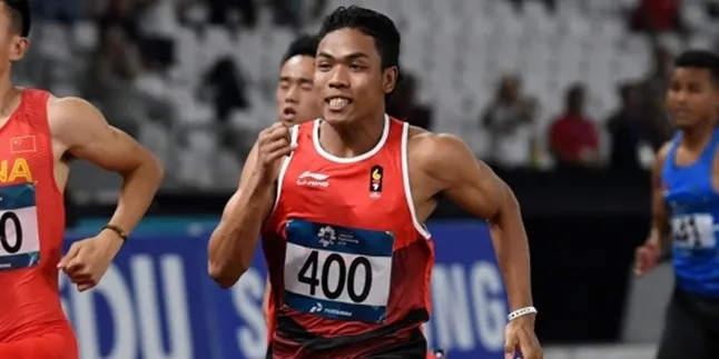 Pulang ke Lombok, Sprinter Andalan Indonesia Lalu Muhammad Zohri Jadi Relawan PMI