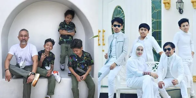 Punya Banyak Jagoan! 10 Seleb Pria Ini Anaknya Cowok Semua dari Vincent Rompies - Narji, sang Istri Jadi yang Tercantik