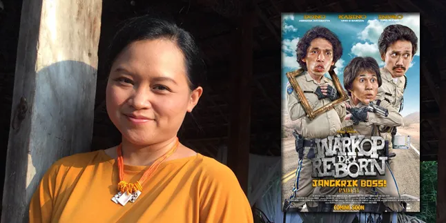 Putri Almarhum Kasino Hadiri Launching Teaser 'WARKOP MODERN'