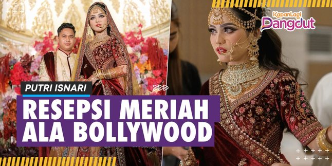 Putri Isnari Holds a Festive Bollywood-themed Reception After Marrying Abdul Aziz