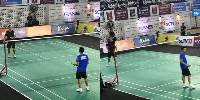 Raffi Ahmad Rises and Falls Against Valentino Jebret in the Final of Celebrity Sports Tournament, Losing 2 Sets of Matches