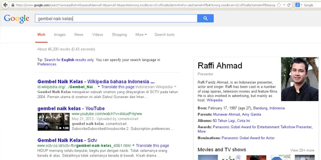 Raffi Ahmad Sempat Jadi 'Gembel Naik Kelas' di Google
