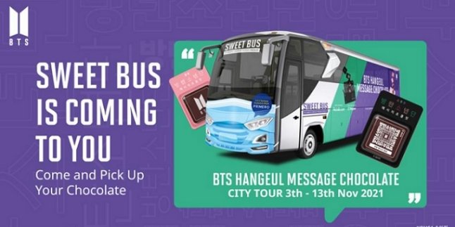 Ralali.com Spreads BTS Hangeul Message Chocolate to 6 Cities in Java Island with Sweet Bus Tour