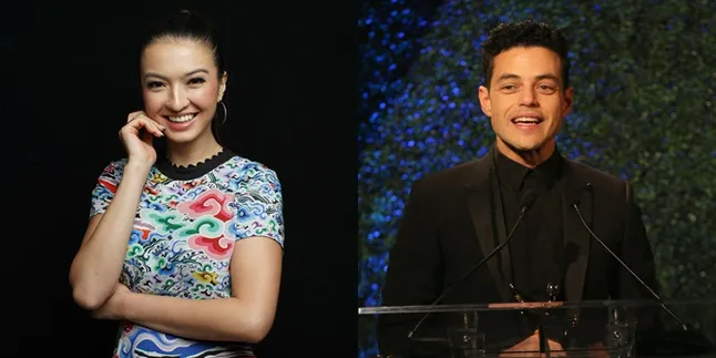 Raline Shah Unggah Foto Bareng Rami Malek Sang Aktor Terbaik Golden Globe 2018