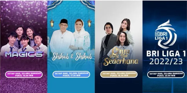 Ramadan Penuh Berkah Indosiar: Sajikan Tayangan Variatif dari Sinetron, Game Show Hingga Kompetisi Bola