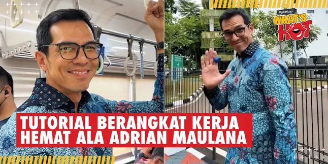 Many Issues Regarding DPR Allowances, Senior Artist Adrian Maulana Gives a Tutorial on Going to Work