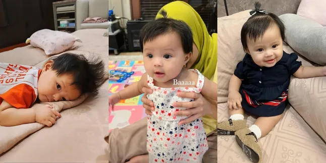 Rambut Jabriknya Mulai Panjang, Intip Potret Baby Ameena Anak Aurel Hermansyah Makin Bikin Gemas Saat Dikuncir - Mirip Boneka Banget