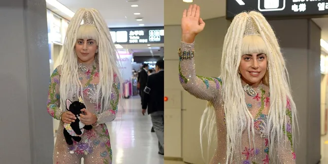 Rambut Lady Gaga 'Berdiri' di Jepang Rambut Lady Gaga 'Berdiri' di Jepang