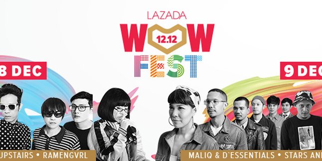 Rayakan Harbolnas Bertabur Musisi Kesayangan di Lazada WOW Fest dan Lazada Grand Show