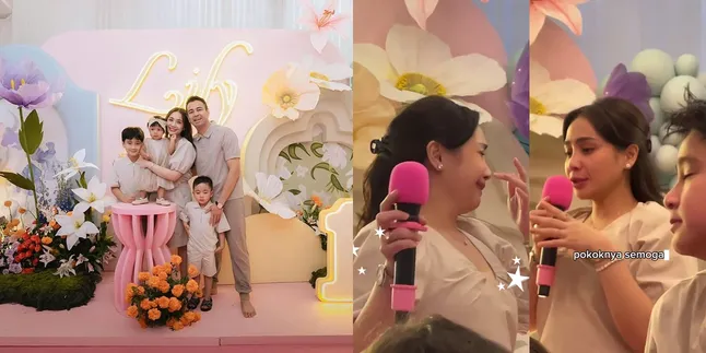 Rayakan Ultah Pertama Lily, Nagita Slavina Ungkap Hal Ini hingga Menangis - Tak Kuasa Lanjutkan Pesan
