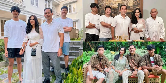 Rayakan Ultah Suami ke-52 Tahun, Begini Potret Harmonisnya Keluarga Diah Permatasari - Salfok 2 Anaknya Ganteng-Ganteng