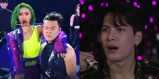 Reaksi Kocak Jackson GOT7 Lihat Kolaborasi JYP & Hwasa MAMAMOO di MAMA 2019