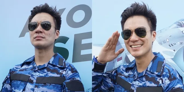 Rela Bangun Pagi Sambil Berseragam TNI AU, Ini yang Baim Wong Lakukan