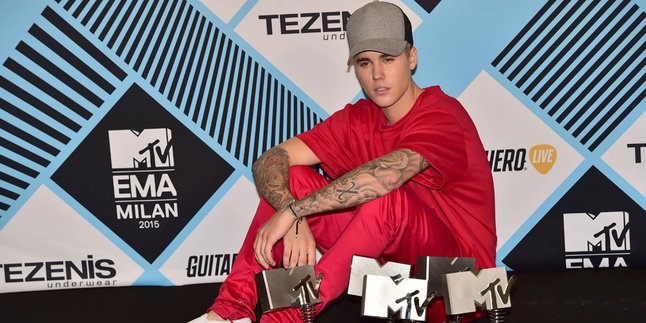 Rengkuh 5 Gelar MTV EMA, Justin Bieber Jadi 'Macan' di Eropa