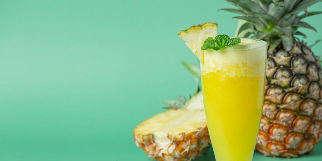 Resep Jus Nanas Segar, Minuman Sehat Penurun Kolesterol