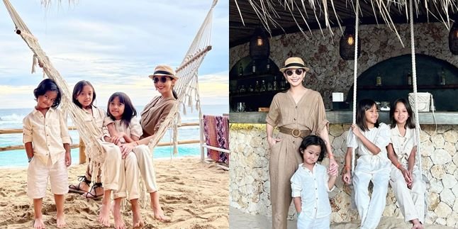 Officially Divorced from Aldi Bragi, Here's a Portrait of Ririn Dwi Ariyanti Taking Her Three Children on a Vacation to Bali - Revealing a Different Life