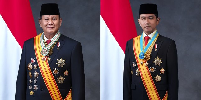 Resmi Dilantik, Foto Prabowo Subianto dan Gibran Rakabuming Raka sebagai Presiden dan Wakil Presiden Periode 2024-2029